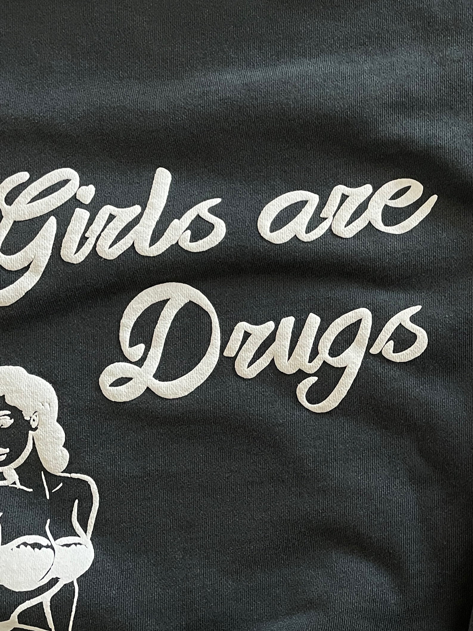 GIRLS ARE DRUGS PUFF HOODIE